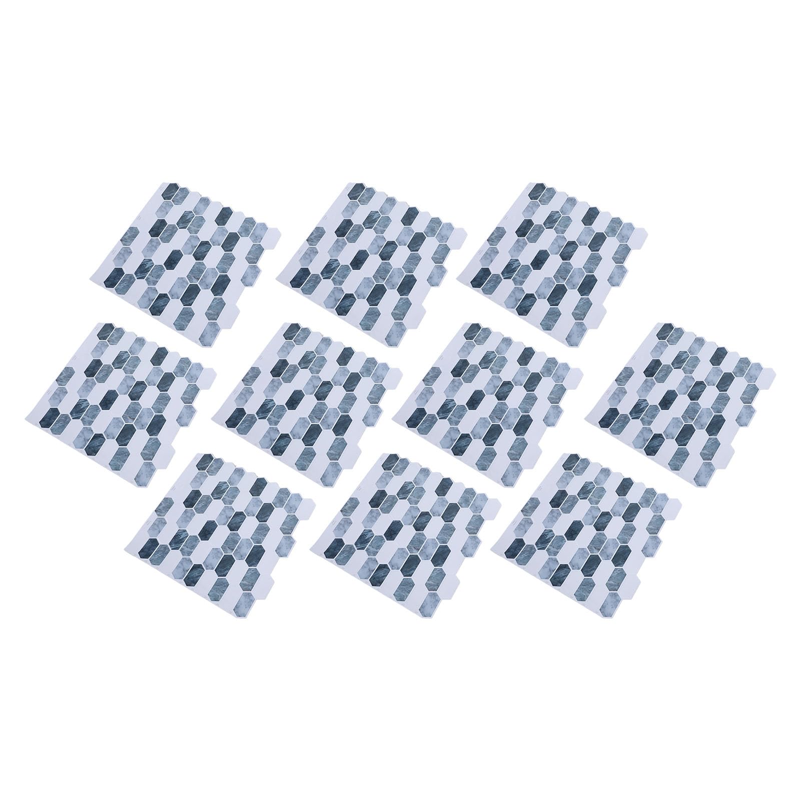 Eujgoov Samoprzylepne Płytki ścienne 3D Naklejki ścienne 12x12 Cal Wodoodporne Odklejane i Przyklejane Płytki do łazienki Kuchnia Backsplash Wystrój Mebli