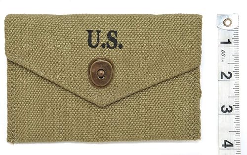 Miniatura 3 de US WW2 M1942 Bolsa de primeros auxilios marcada JT&L 1943