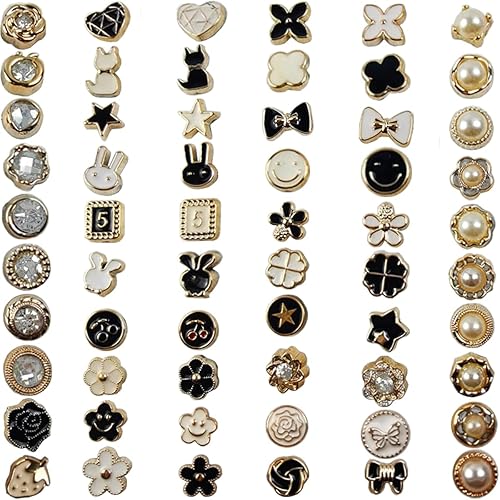GXXMEI 120 piezas de broche para camisa para mujer, mini pareo esmaltado de seguridad, alfileres de solapa, botones, suéter, chal, clips para