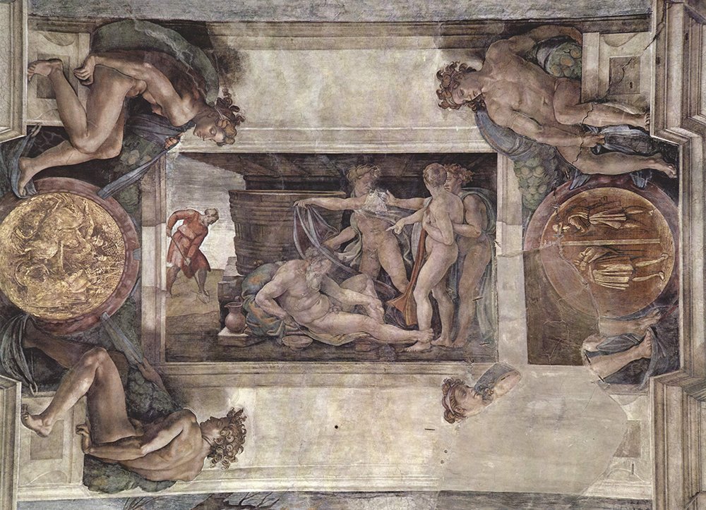 Sistine Chapel Section 10 Michelangelo grand format mat sans reflet - 3