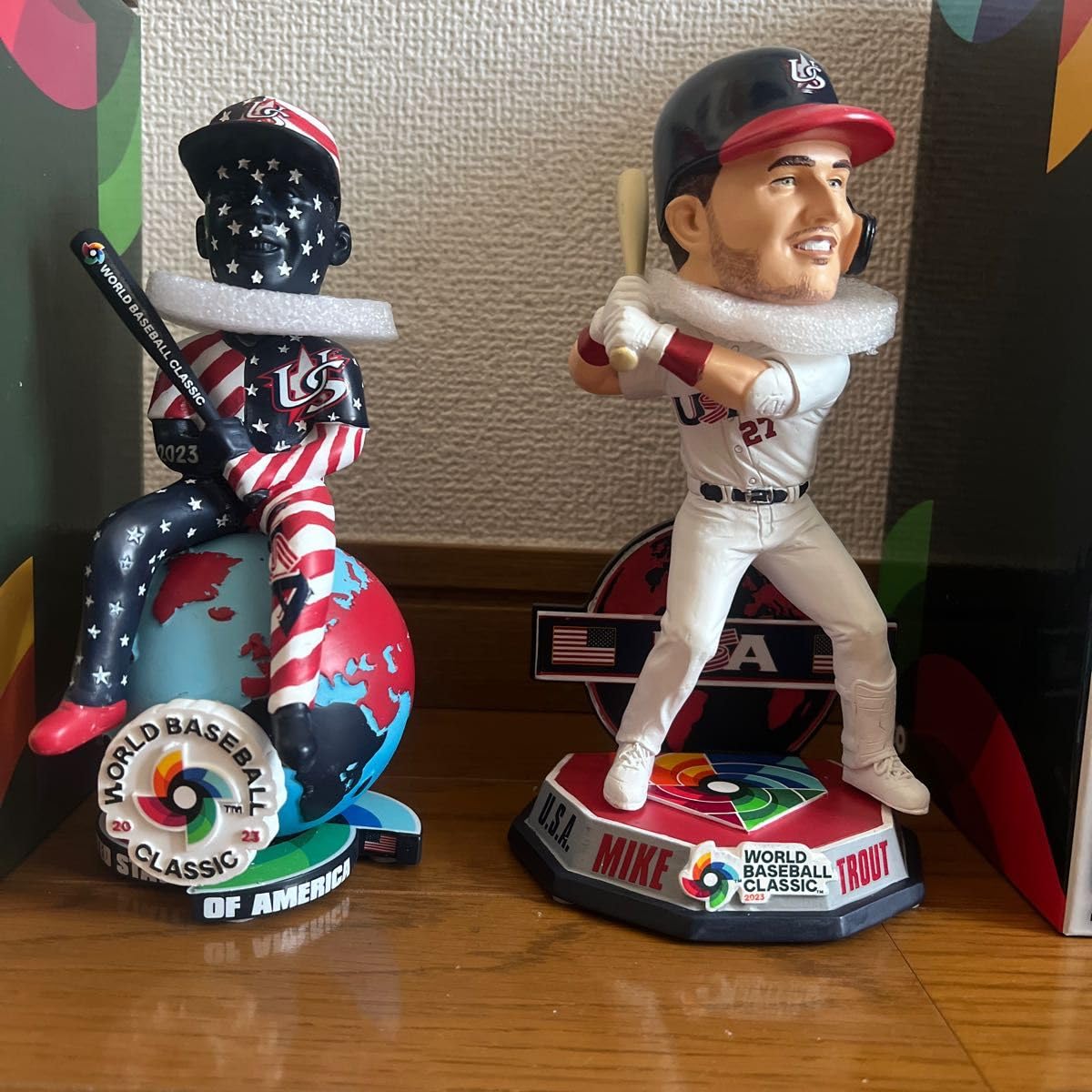 Amazon.co.jp: WBC ボブルヘッド アメリカセット 72個限定トラウト 223