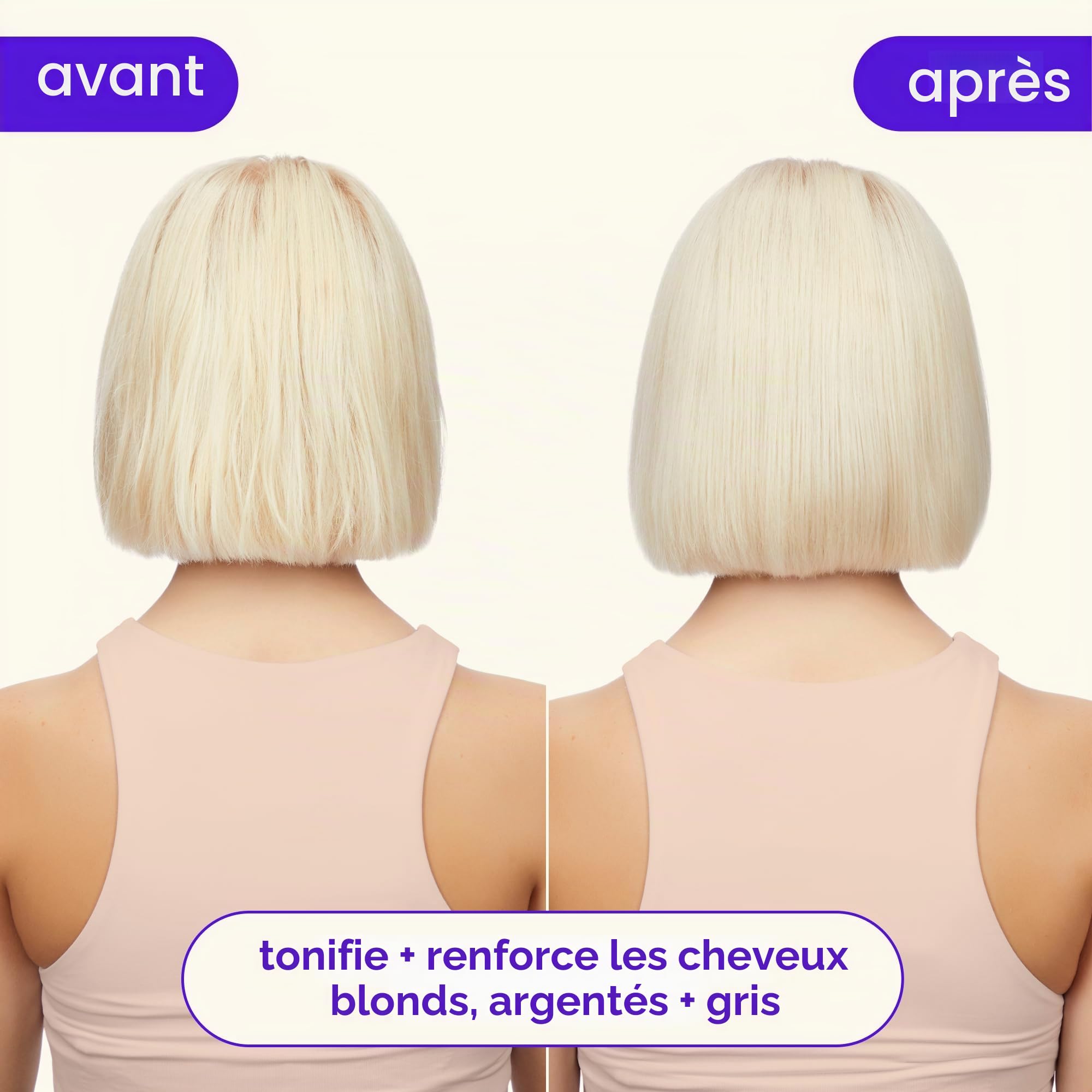 Amika BUST YOUR BRASS Cool Blonde Bond Repair Après-shampoing 500 ml