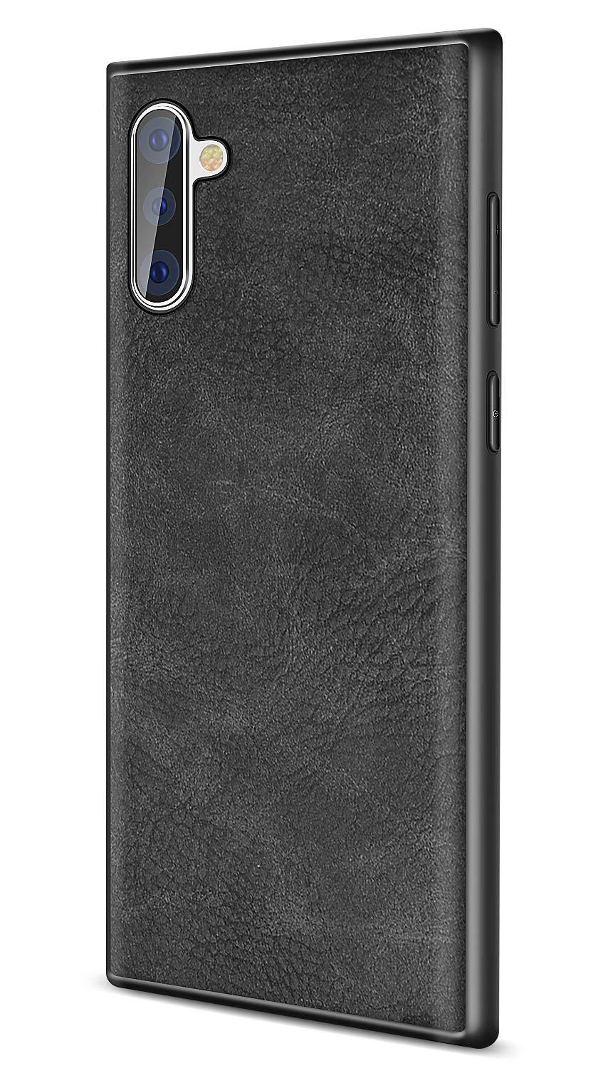 SALAWAT Galaxy Note 10 Case, Slim PU Leather Vintage Shockproof Phone Case Cover Lightweight Premium Soft TPU Bumper Hard PC Hybrid Protective Case