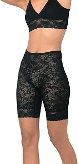 Cintas Bermuda Rendada Merlot, DeMillus, Feminino