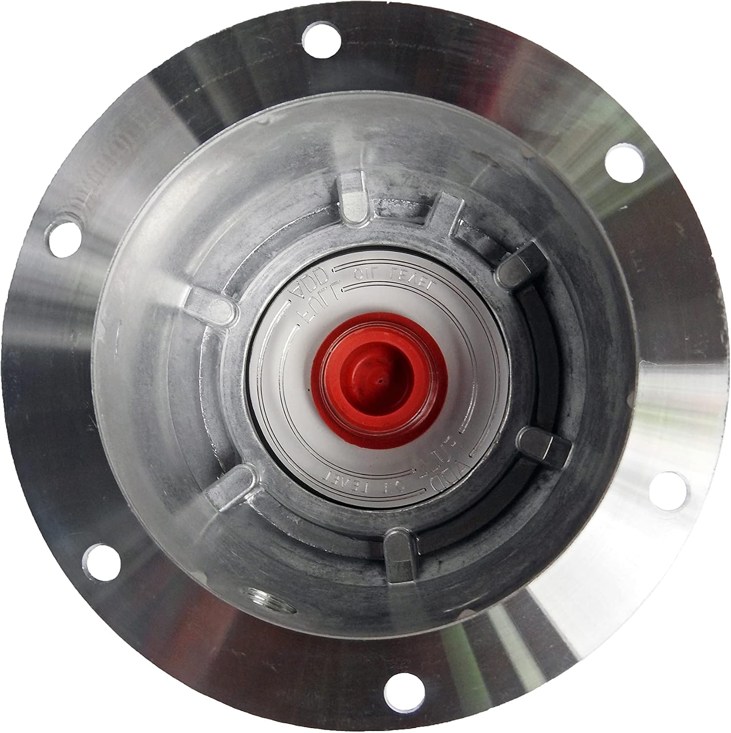 343-4195 Replacement 6 Hole Aluminum HUB Cap with Side Pipe Plug and Gasket