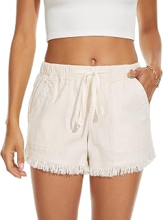 Amazon.it: Beige - Pantaloncini / Donna: Abbigliamento