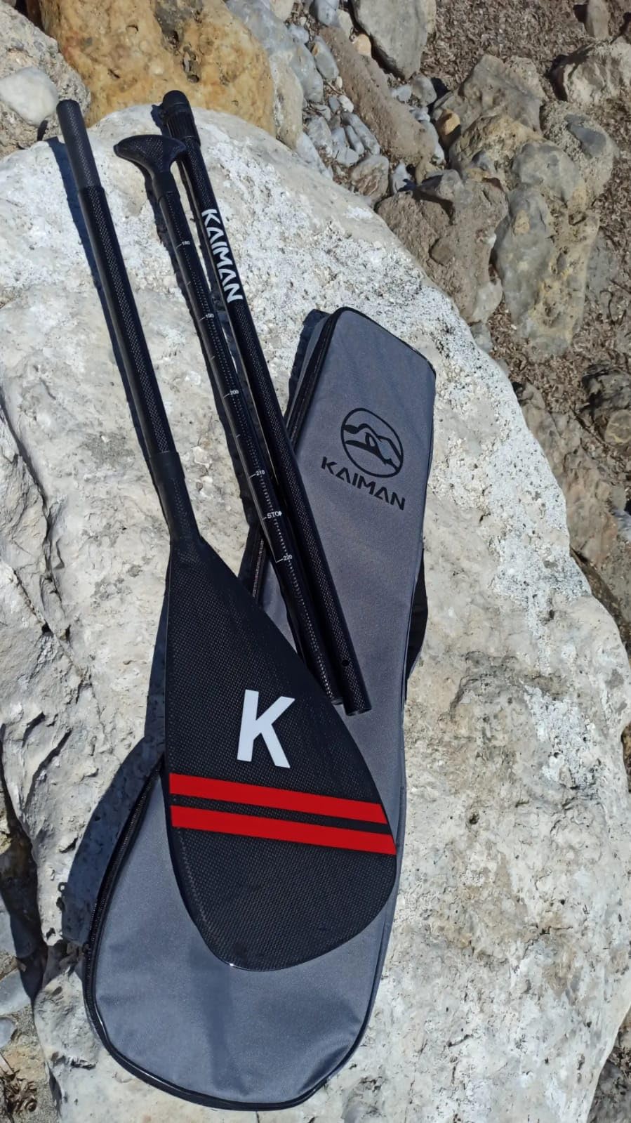 Generico PAGAIA Full Carbon SCOMPONIBILE Stand UP Paddle Marca KAIMAN Peso 650 GR Misure 220 CM