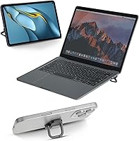 Vista 6 de 2 soportes para teclado, soporte autoadhesivo para computadora portátil, soporte invisible para teclado de computadora para escritorio, soporte