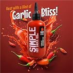 Maritime Madness, Simple Garlic Goodness Hot Sauce, Made in Canada, 275ml squeeze, Vegan, Gluten Free, Sugar Free, Soy Free, Dairy Free