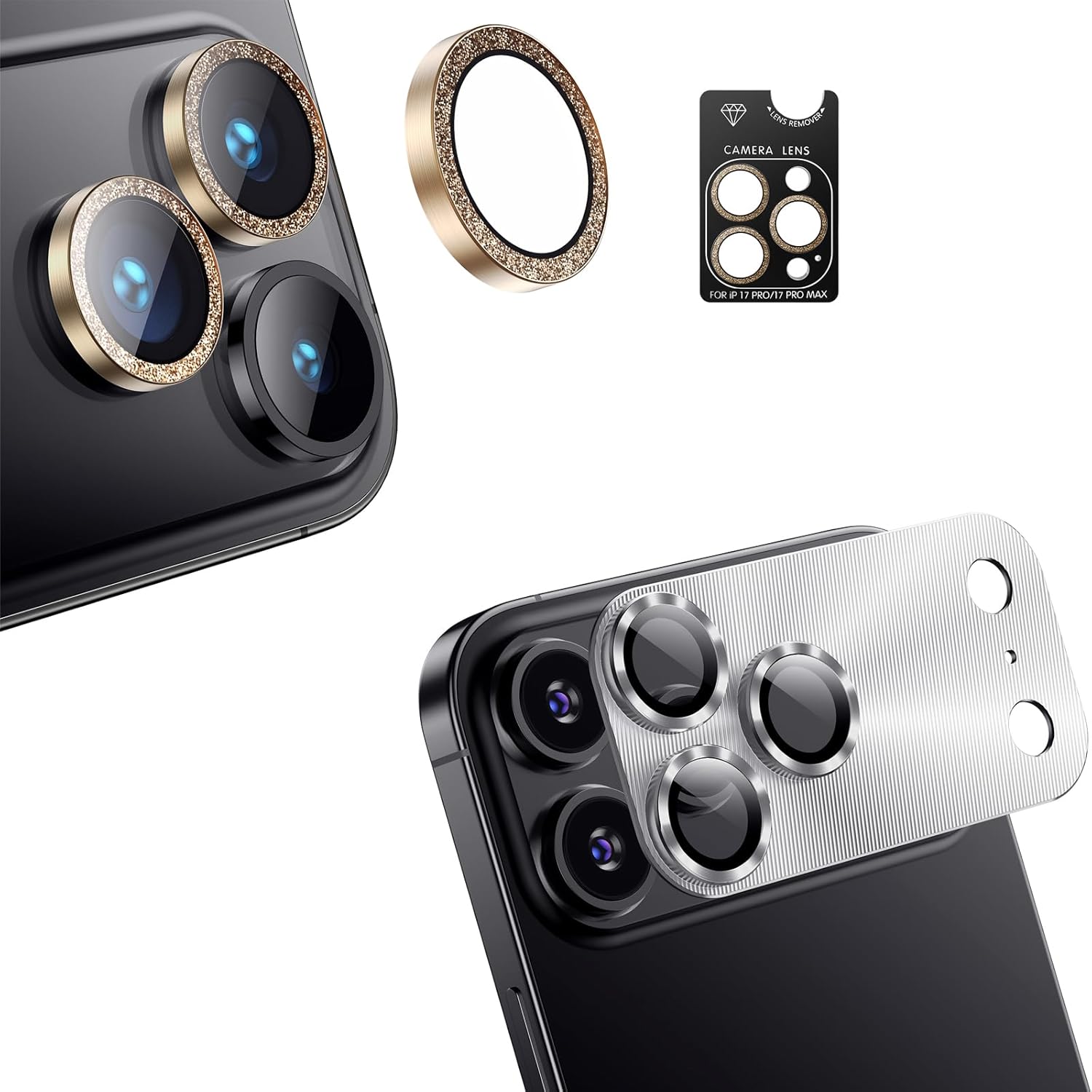 AFARER Camera Lens Protector for iPhone 17 Pro