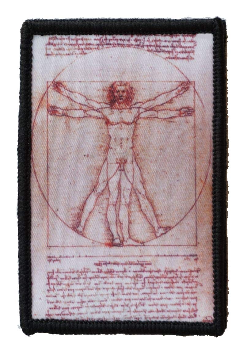 Amazon | ワッペン屋Dongri ダヴィンチ ウィトルウィウス的人体図