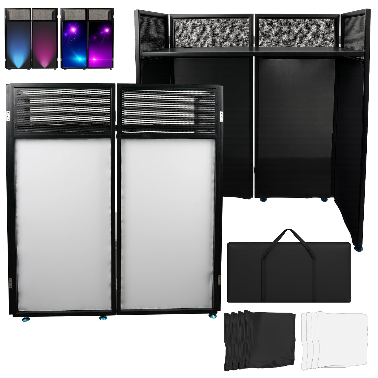 Amazon.co.jp: EastEamily DJ ファサードブース DJブーステーブル