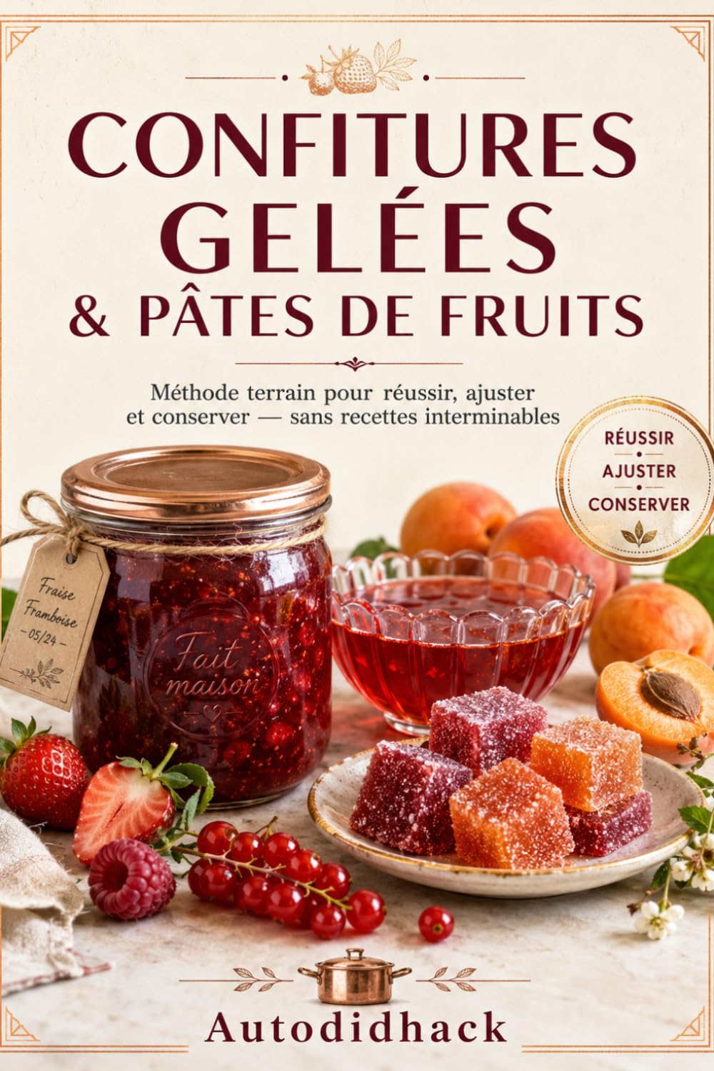 Confitures, gelées et pâtes de fruit: Méthode terrain pour réussir, ajuster et conserver — sans recettes interminables