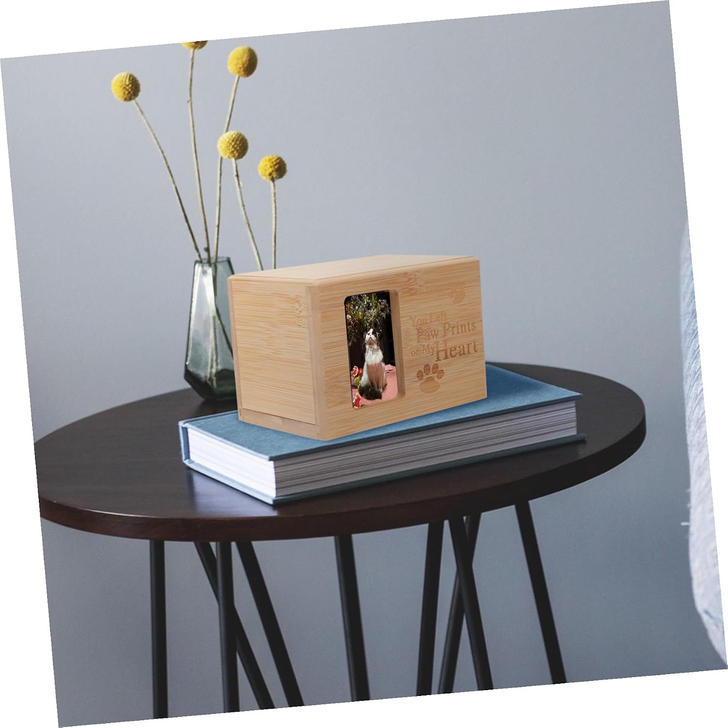Pet Cremation Urn Small Cinerary Casket for Cats Dogs Funeral Supplies Sturdy Corrosion-Resistant Memorial Holder for Treasured Pets