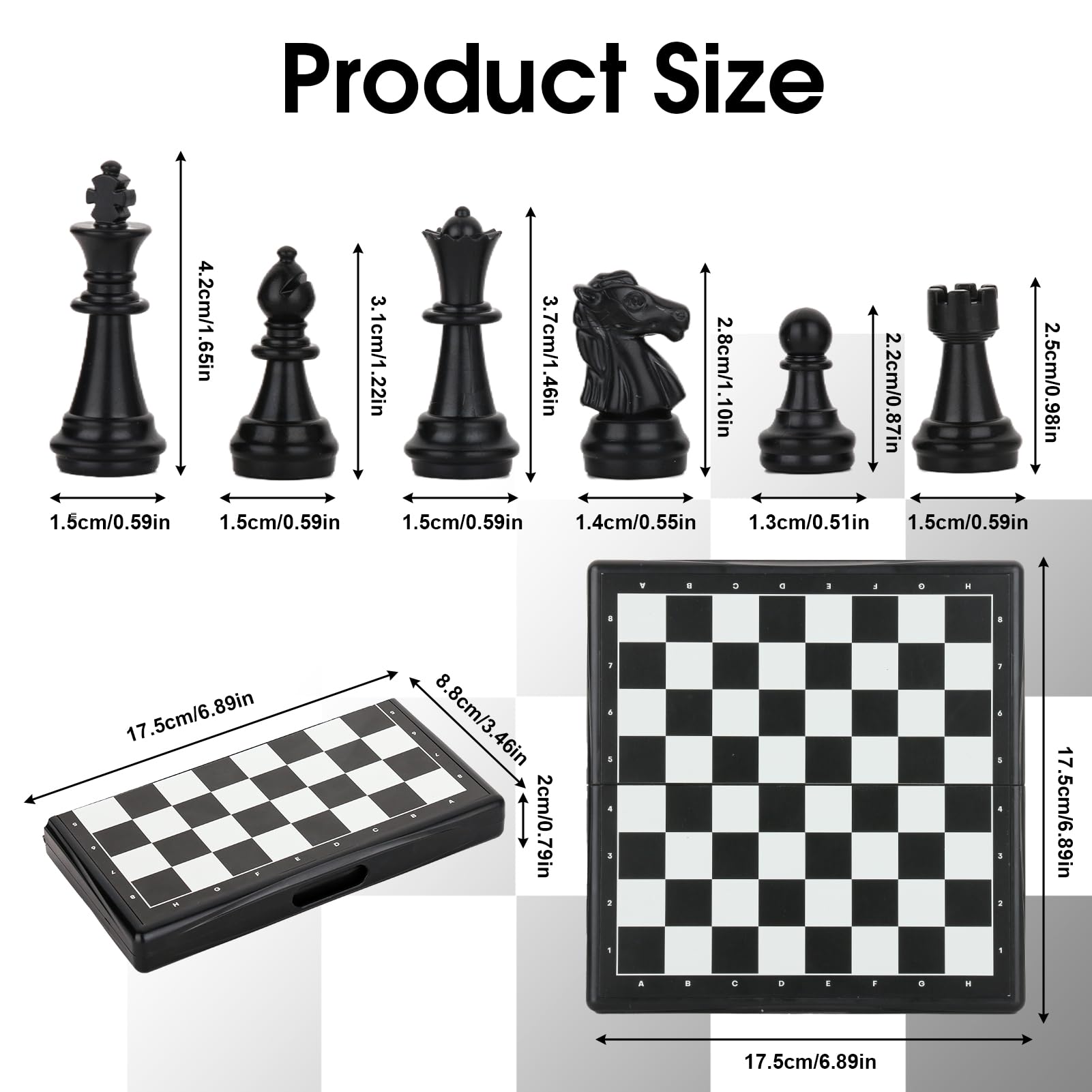 GCNWW Mini Magnetic Chess Set - Image 2