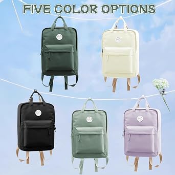 HYC00 School Backpack Women, Lightweight College Backpack School Bag for Girls Secondary School Casual Daypacks Travel Laptop Rucksack for Women Bookbag Backpack for School Girls Teen Schoolbags