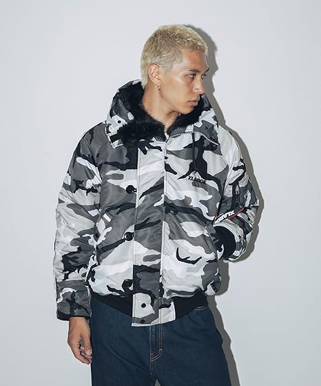 Amazon | [エクストララージ] ジャケット x ALPHA INDUSTRIES
