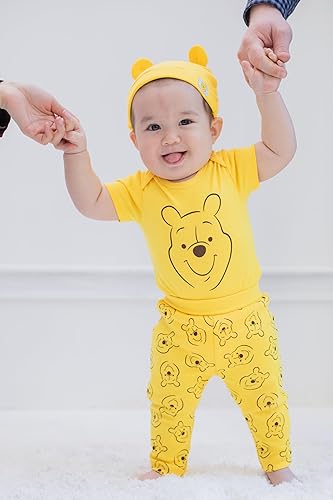 Miniatura 2 de Disney Mickey Mouse Minnie Mouse Rey León Winnie The Pooh - Conjunto de 3 piezas para bebé recién nacido a bebé