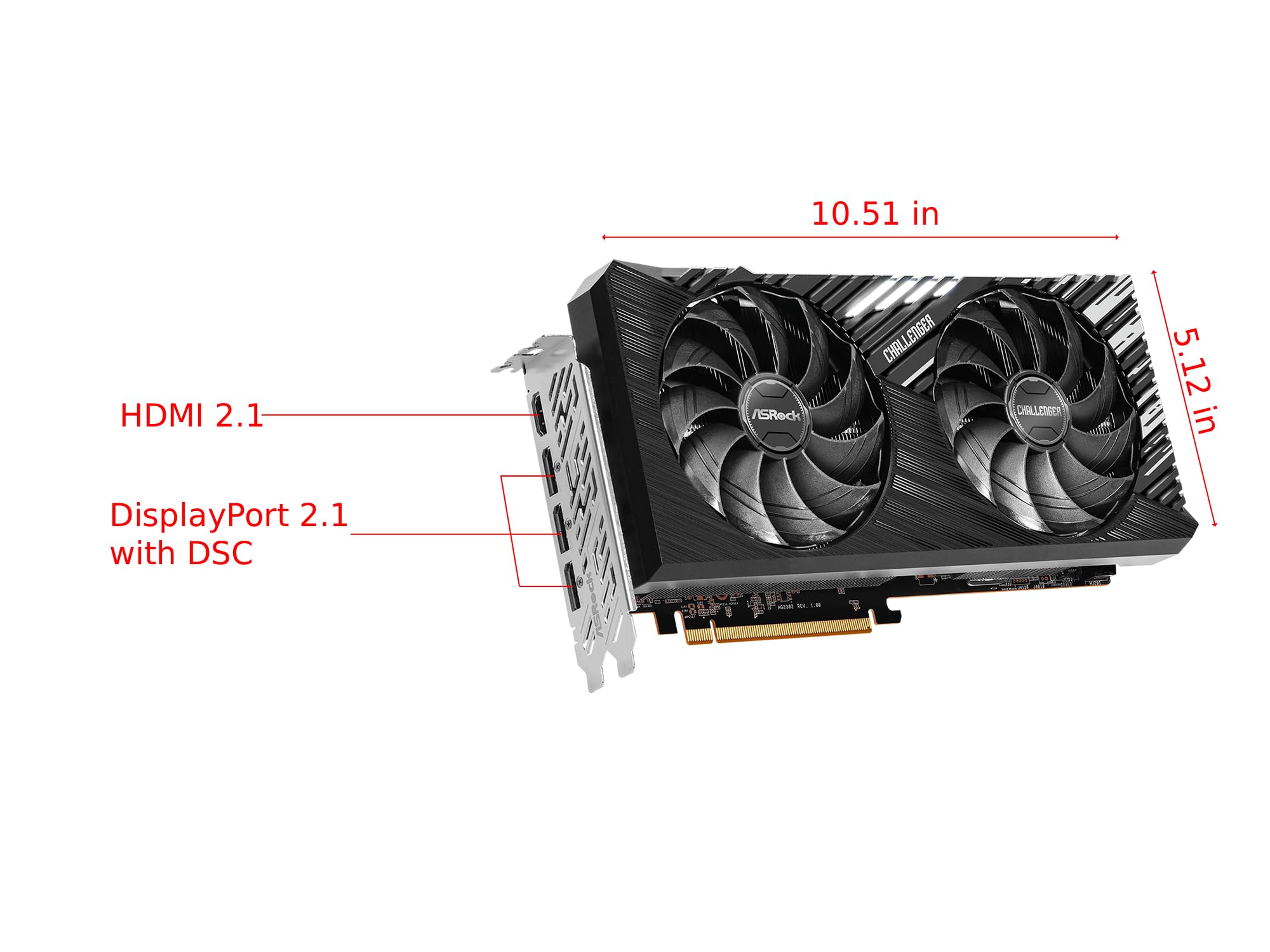 Amazon.com: ASRock AMD Radeon RX 7700 XT Challenger 12GB