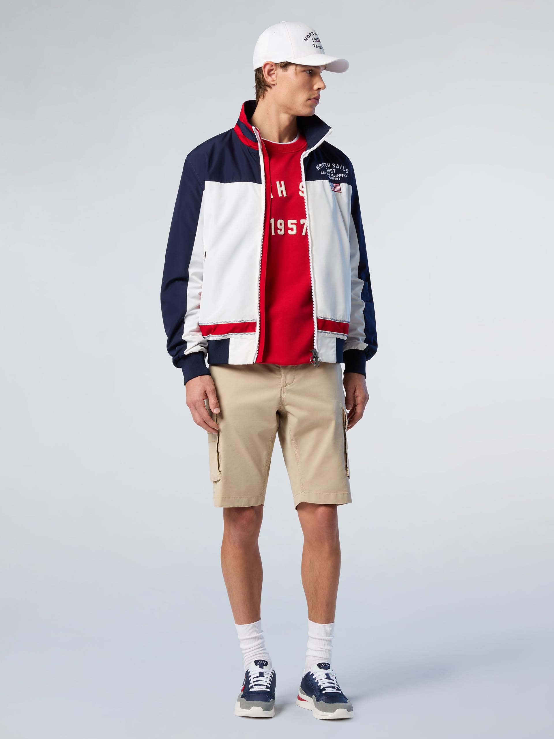 NORTH SAILS Giacca Sailor Newport Uomo in Nylon Oxford Riciclato