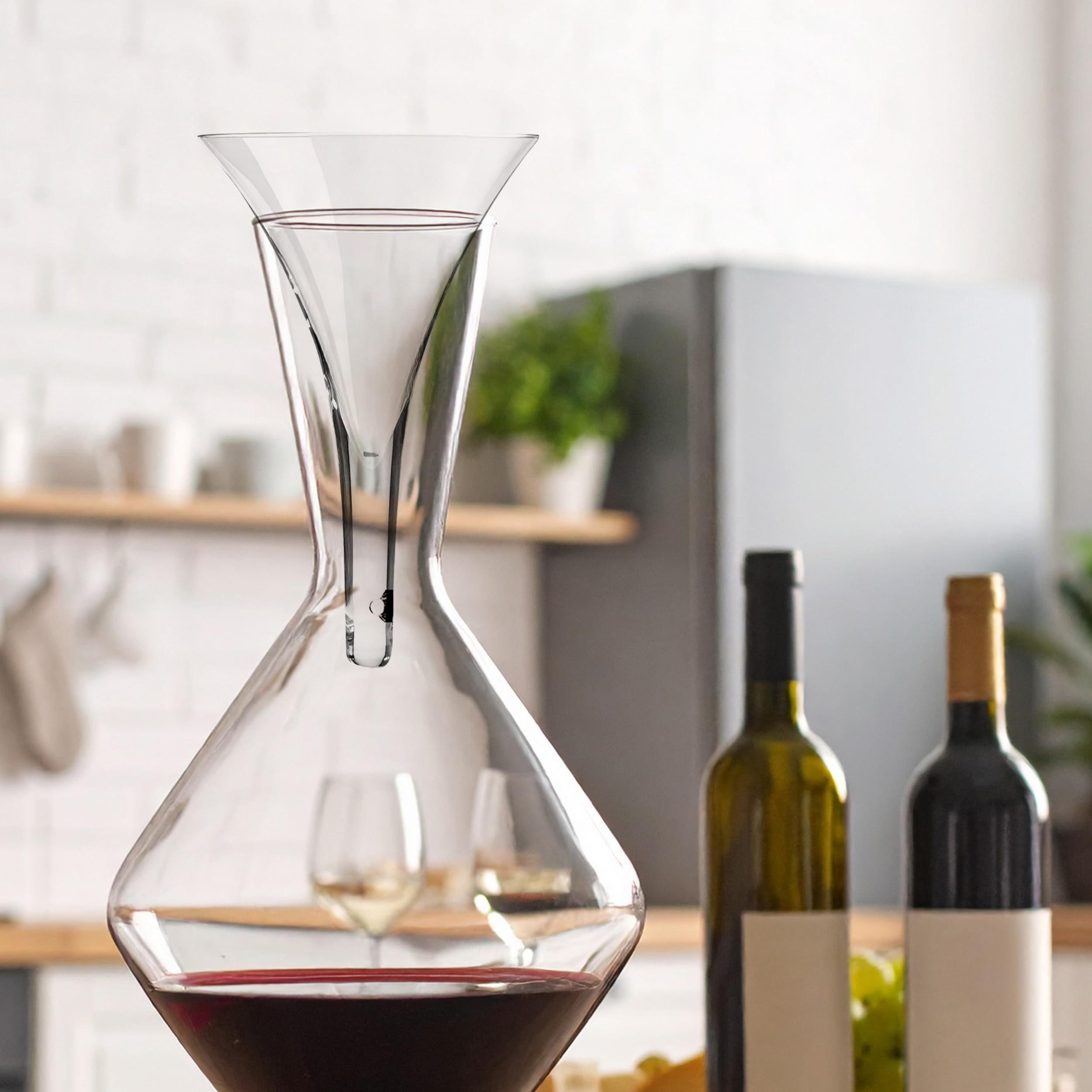 Imbuto Per Decanter Stölzle Lausitz Vulkanos – Cristallo Soffiato A Bocca, 160x110 Mm, Per Vino Rosso E Bianco, Lavabile In Lavastoviglie