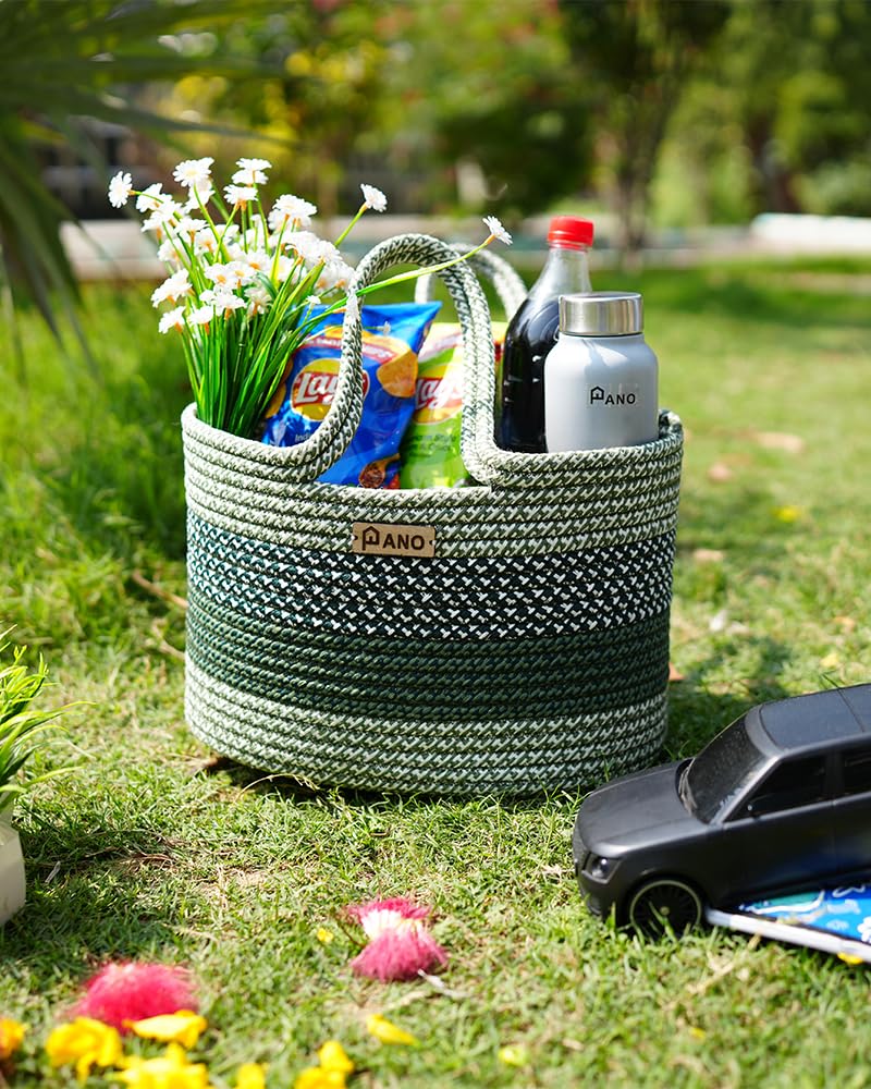 Polypropelyene Multi-purpose Storage Hand Bag, Attractive Hand Bag, Large Tote Basket, Organizer, Beach Bags for Women, Boho Basket, Used For Storage