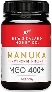 Manuka Honig MGO 400+ 500g – Premium Manuka Honig aus Neuseeland – Garantiert ≥400 mg/kg Methylglyoxal (MGO) – Laborgeprüft & Zertifiziert - New Zealand Honey Co.
