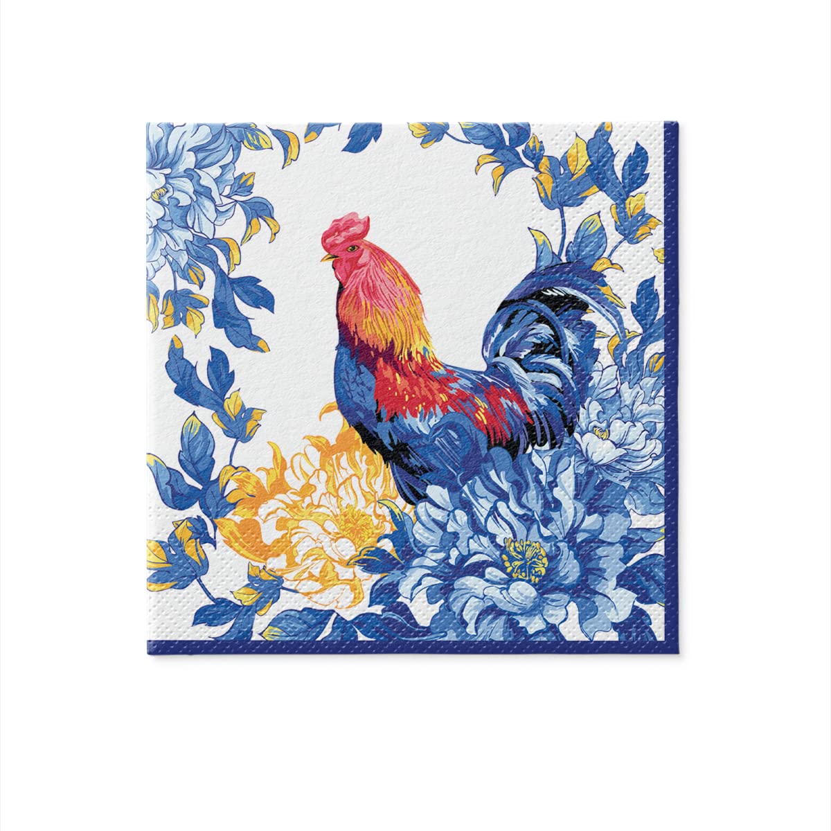 PAW - serwetki 3-warstwowe (33 x 33 cm) I 20 sztuk I idealne na urodziny, imprezy, wesela, komunię i uroczystości I papierowe serwetki Bunt - Hahn, Wielkanoc I Rustykalny poranek