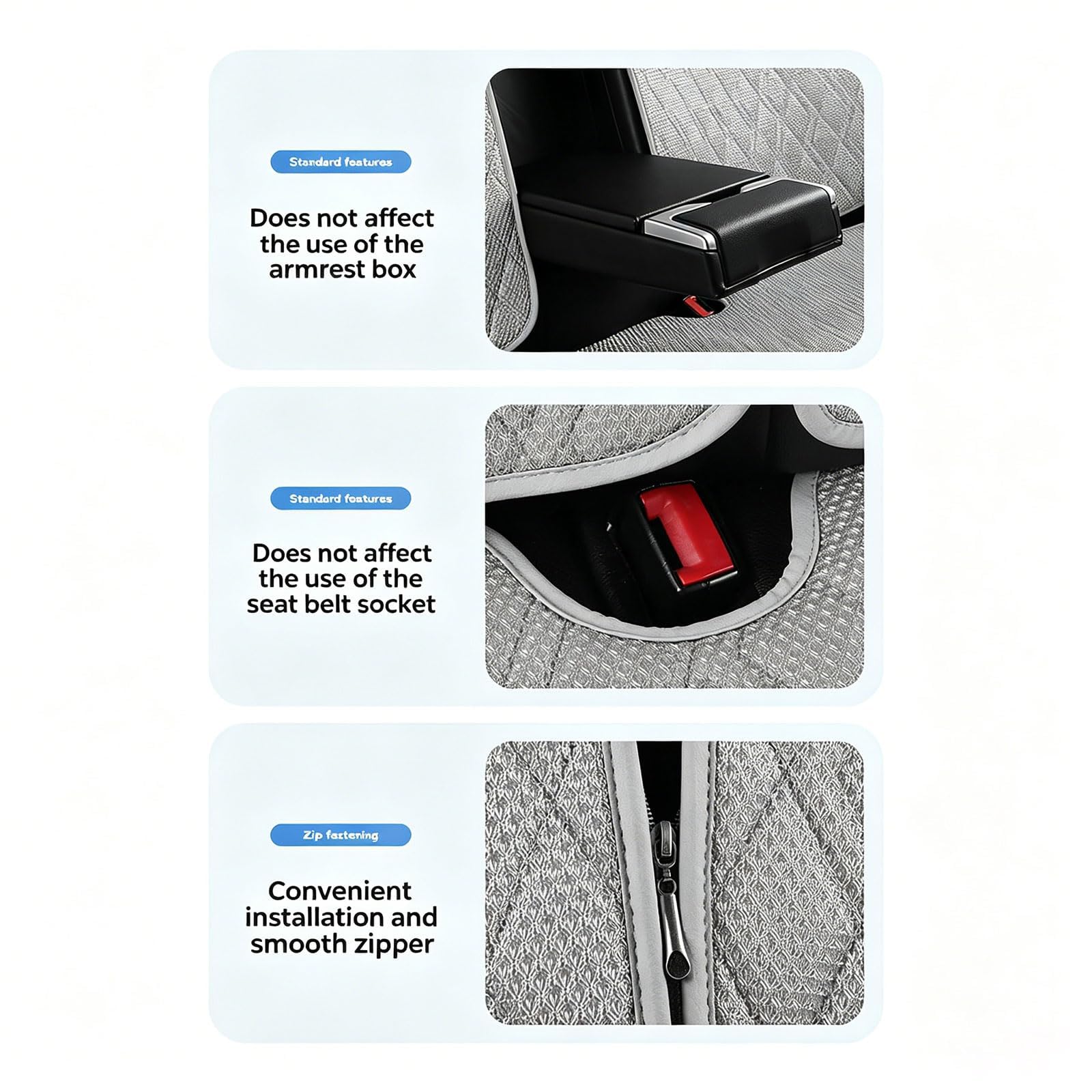 Cuscino Sedile Auto per Peugeot RCZ 2009-2015 Comodo | coprisedili traspirante imbottitura antiscivolo teli protezione lino estivo fodera ergonomico fresco lavabile tappetino