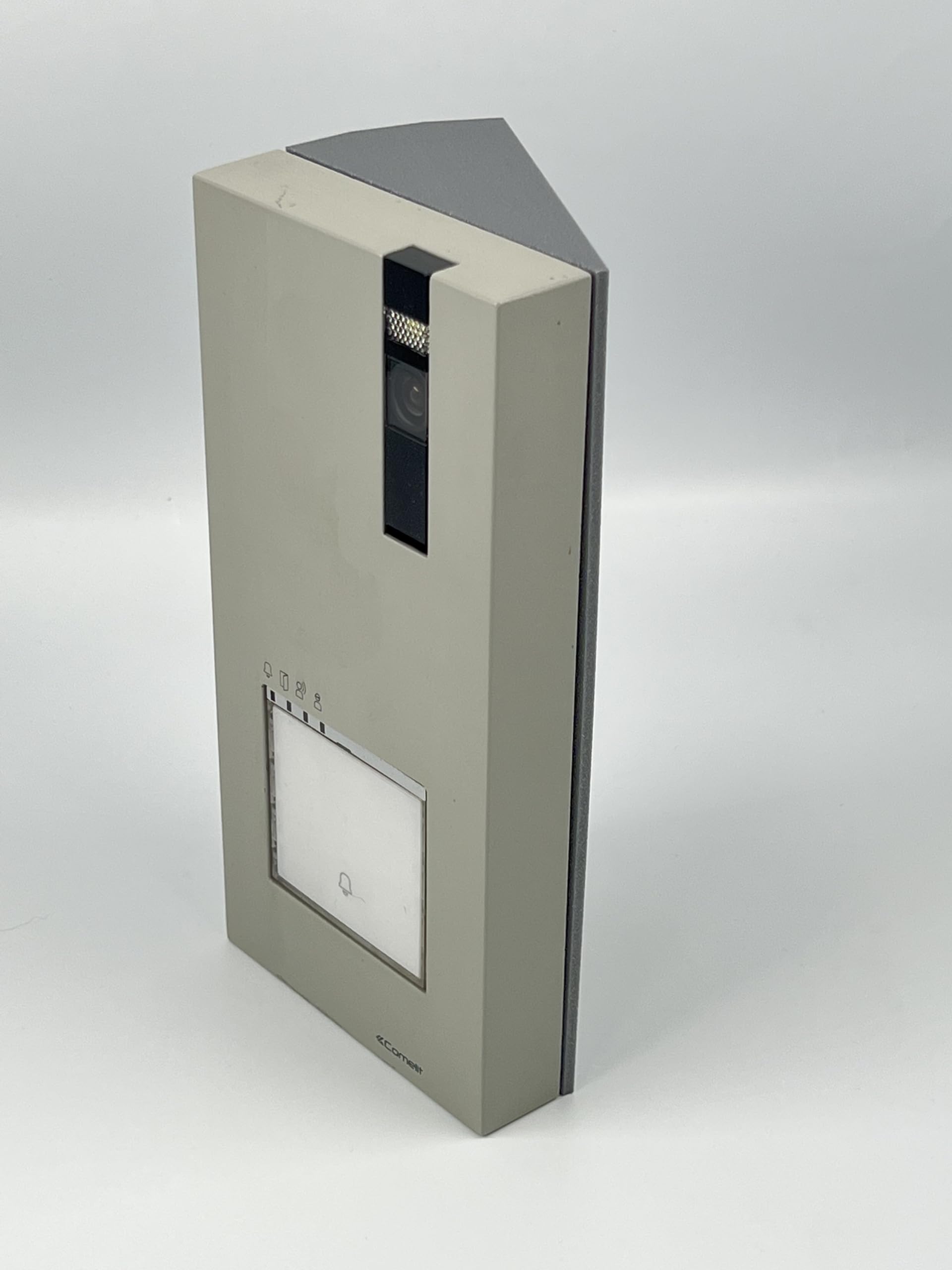 Custodia ad angolo 30° grigio metallizzato compatibile con videofono Comelit QUADRA