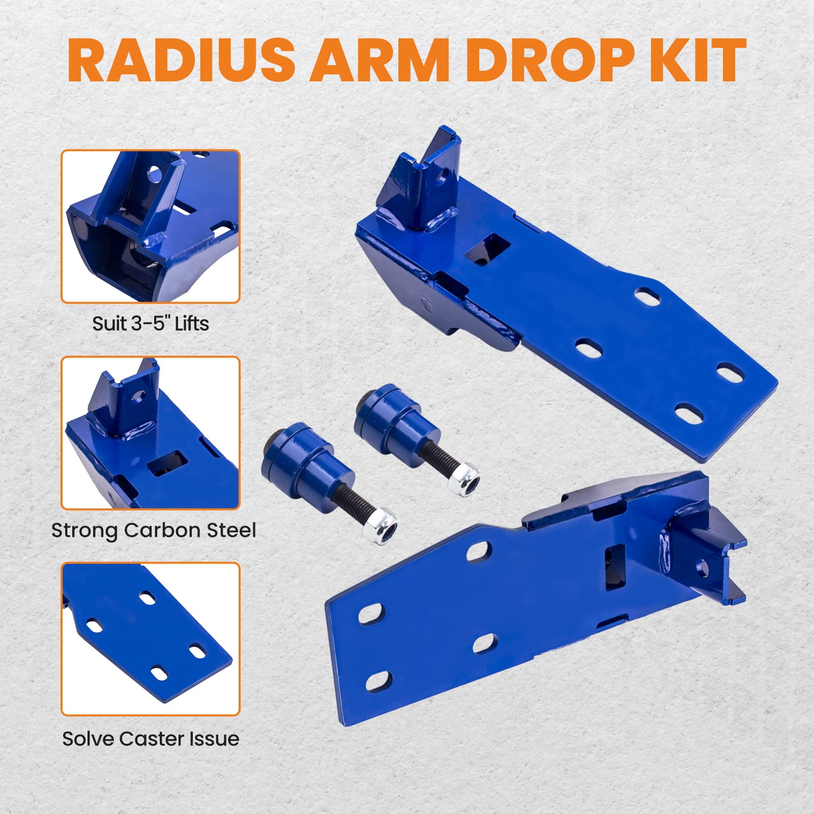 maXpeedingrods 3"-5" sospensione Dropbox per Nissan Patrol GU GQ Y60 Y61, kit di sollevamento, kit di sollevamento