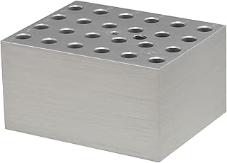 Benchmark Scientific BSW05 Aluminum Dry Bath Heating Block for Digital Dry Bath Incubator, 24 x 0.5mL Centrifuge Tubes Capacity