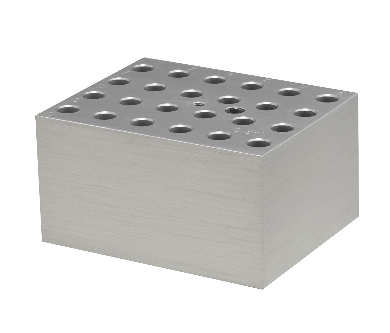 Benchmark Scientific BSW05 Aluminum Dry Bath Heating Block for Digital Dry Bath Incubator, 24 x 0.5mL Centrifuge Tubes Capacity