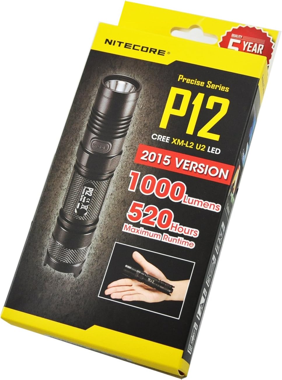 Nitecore P12 FL1 Standard Performance Table