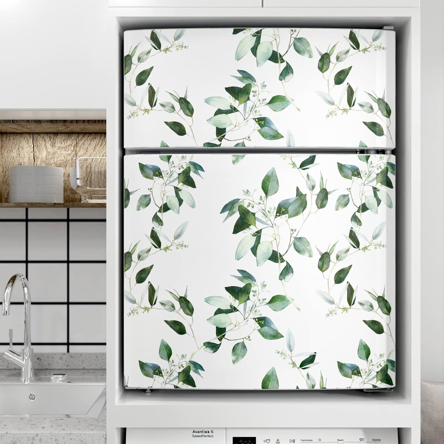 Buy HelloWall Eucalyptus Tree Branch Wallpaper Peel and Stick