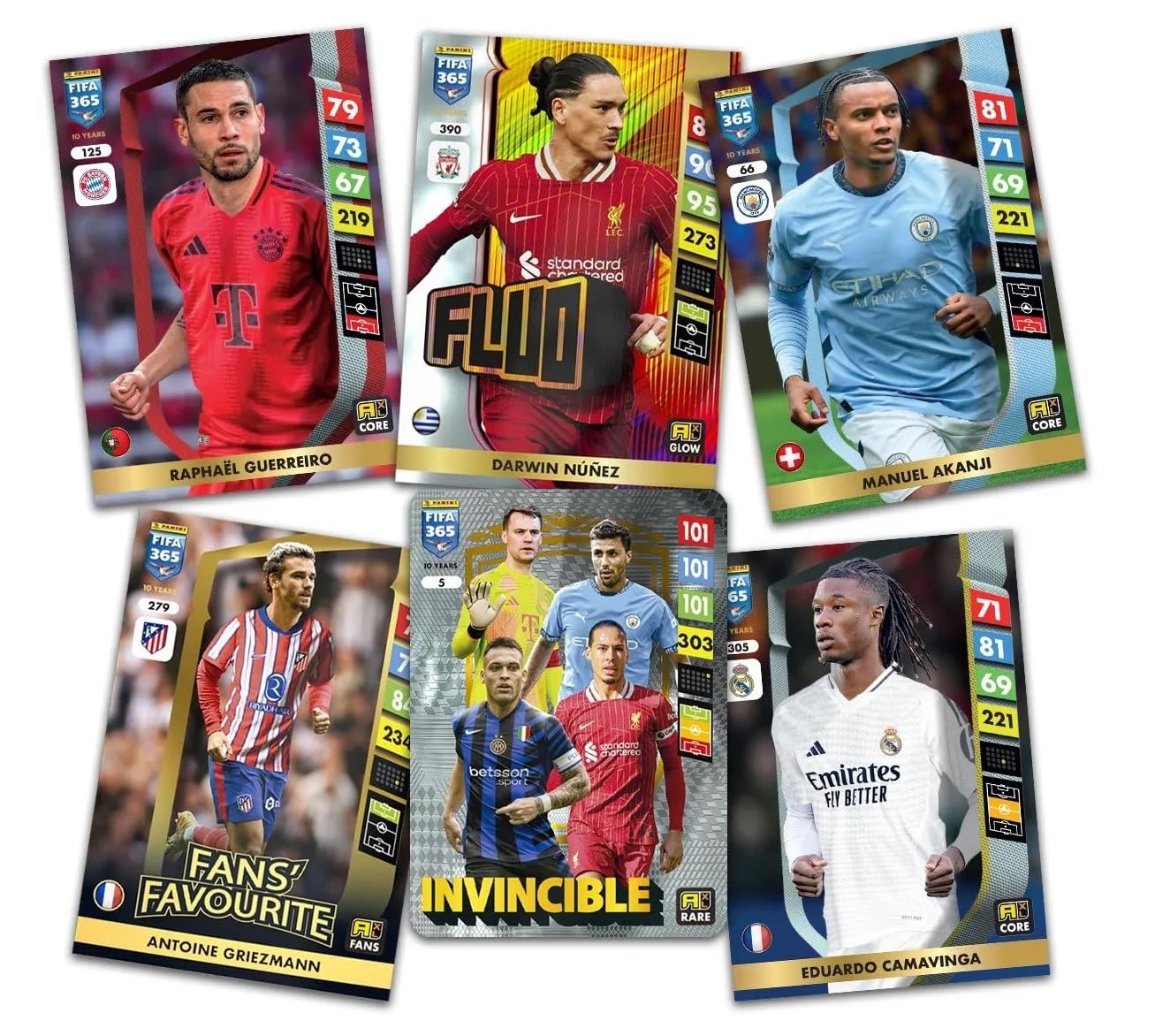 Adrenalyn FIFA 365 2024-2025-Megapack Adrenalyn Fifa 365 2024-2025, złoty, różne (Panini 004911spae)