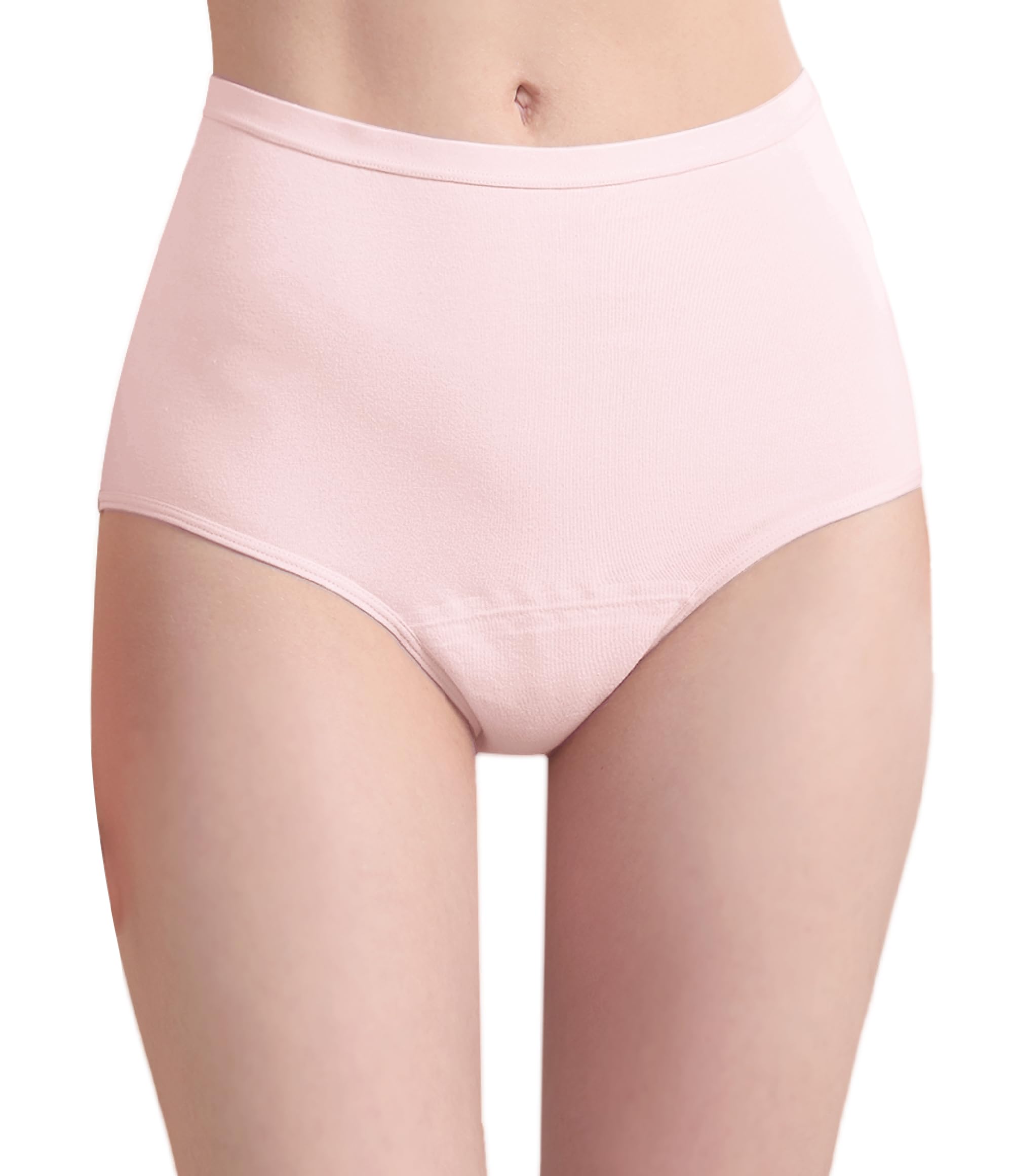 IRISMORII Urinary Incontinence Postpartum Underwear for Women Washable Leak Proof Odor Control 56ml Absorbency Brief 1 Pack (Pink, M)