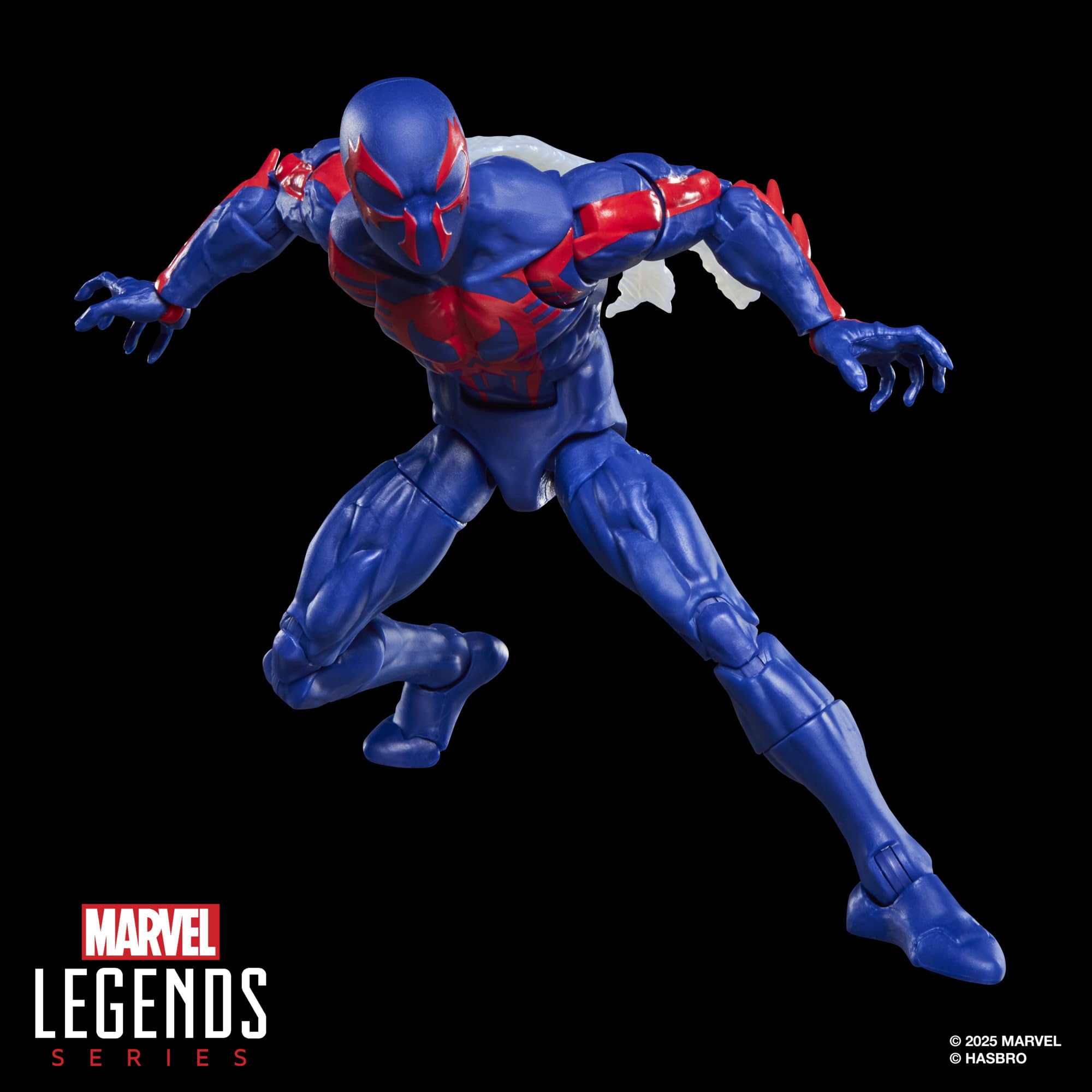 Spider-Man 2099 z serii Marvel Legends, 15-centymetrowa figurka kolekcjonerska z komiksów z kartą retro