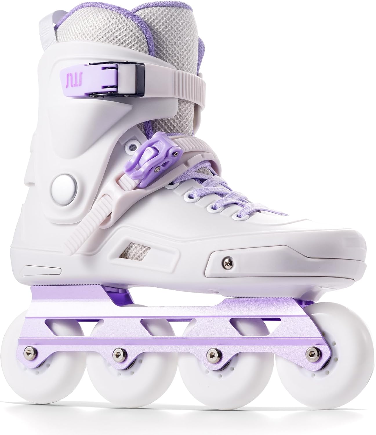 SWAY Professional Inline Skates for Adult, High Performance Roller Skates for Women Men, Racing Skates for Teens, Male, Female, Roller Blades Size 4-10, ABEC-11 Bearing Purple M - (4-5.5M/5-6.5W)