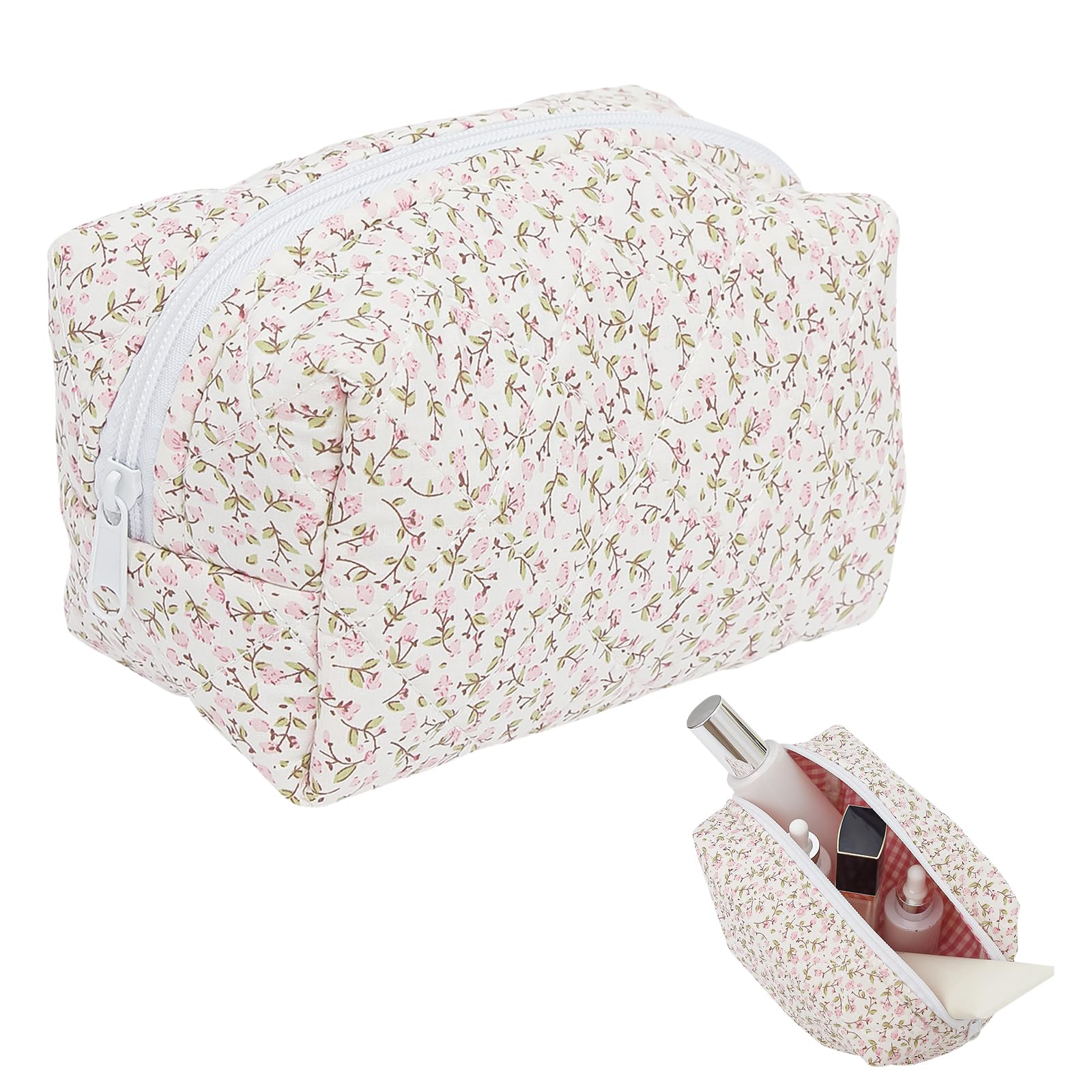 Elegante borsa da viaggio da toeletta borsa impermeabile PU trucco cosmetico bor