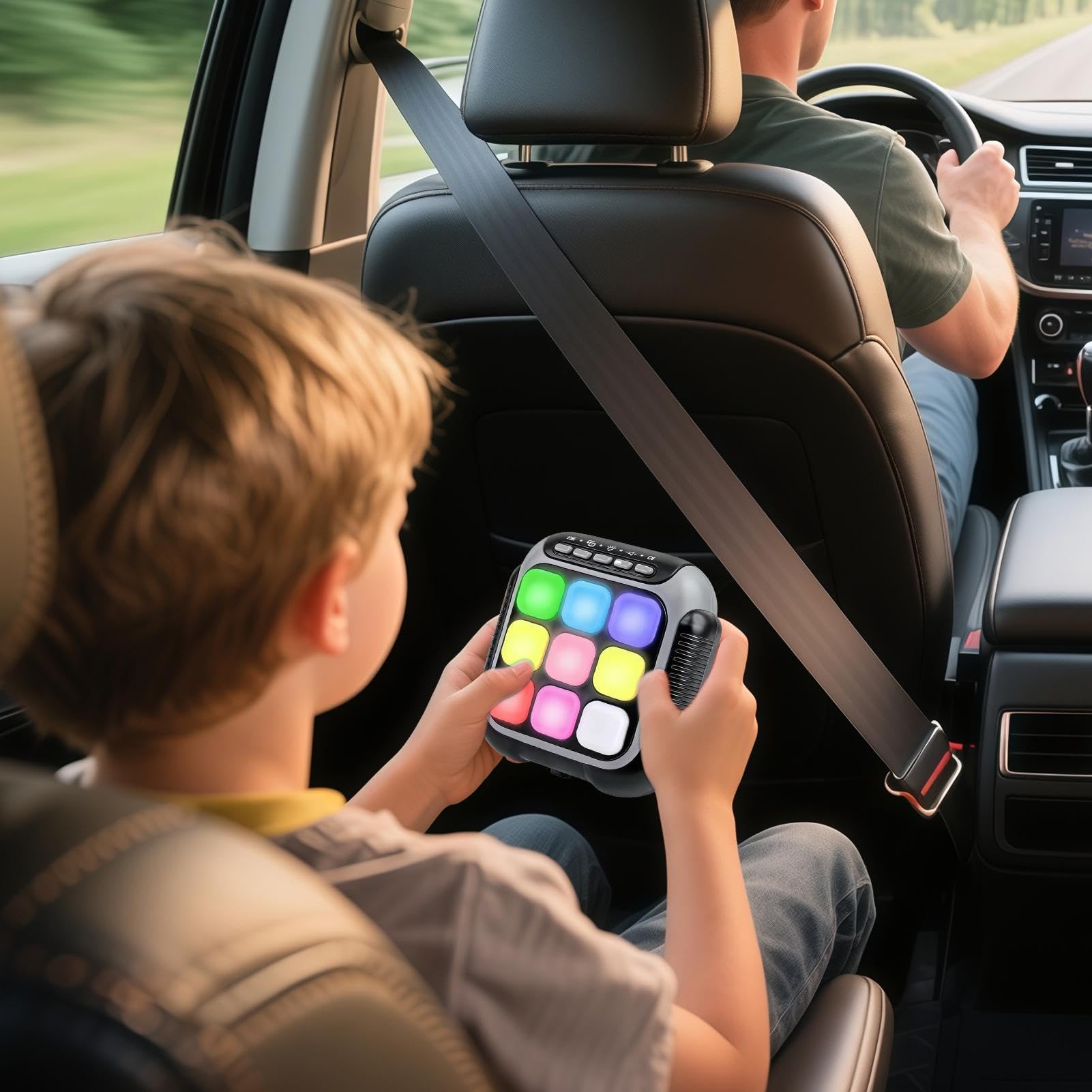 Jeu Sensoriel Fidget Électrique 1.89 Pouces Jouet d'Apprentissage Interactif pour Enfant