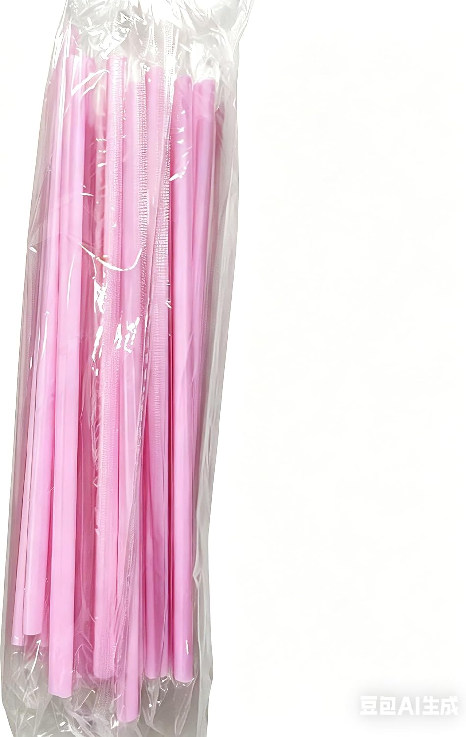 300pcs Commercial Heart Straws - Catering-Grade for Cafes, Juice Bars & Wedding Services (Red&Pink Duo)