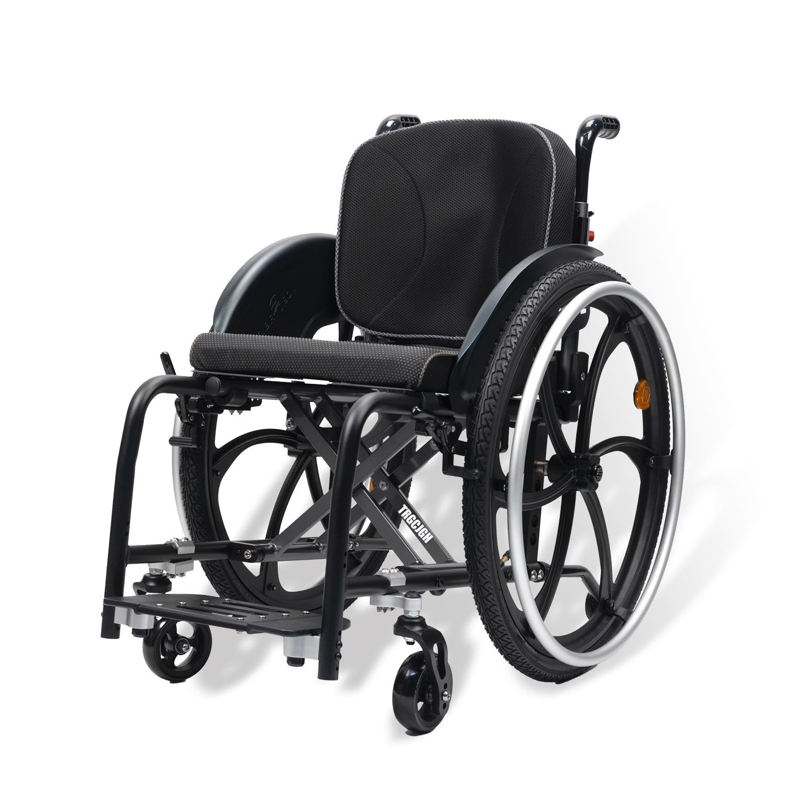 Sedia a Rotelle Pieghevole Leggera, Carrozzina sportiva, Autospinta