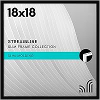 Vista 147 de Americanflat - Portarretratos de 24x30 pulgadas con plexiglás pulido, colección Streamline, marco de fotos con borde delgado para exhibir en pared