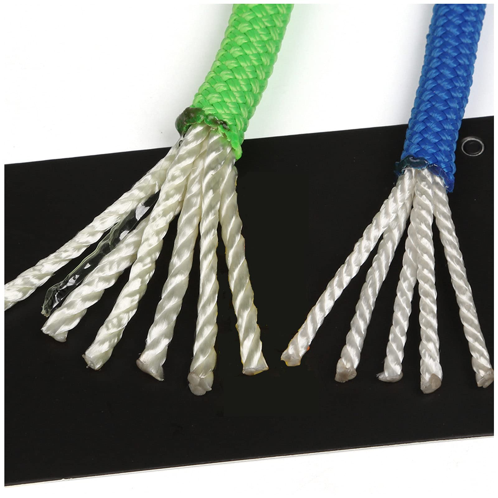 Cuerda de escalada Cuerda naranja Cuerda de seguridad, Cuerda de nylon trenzada de 6 mm, Para usos al aire libre Supervivencia de emergencia, Camping Caza Pesca Escape, Equipo de rescate con