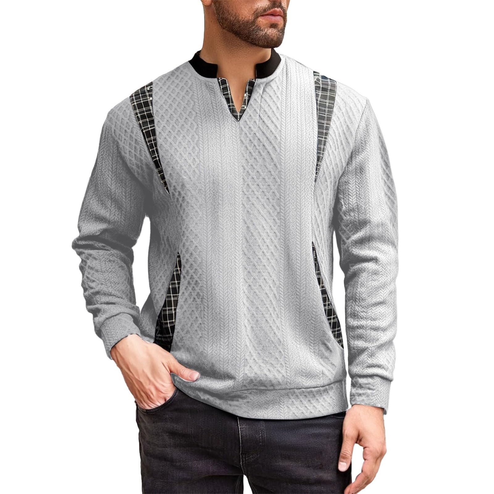 Camisa Sin Mangas Hombre Sudadera Informal Otoño E Invierno para Hombre, con Cuello Alto, Manga Larga, De Punto Y Capucha. Top Cruzado Corta Vento El Sol Ropa Ciclismo Caza Moto Disfraz