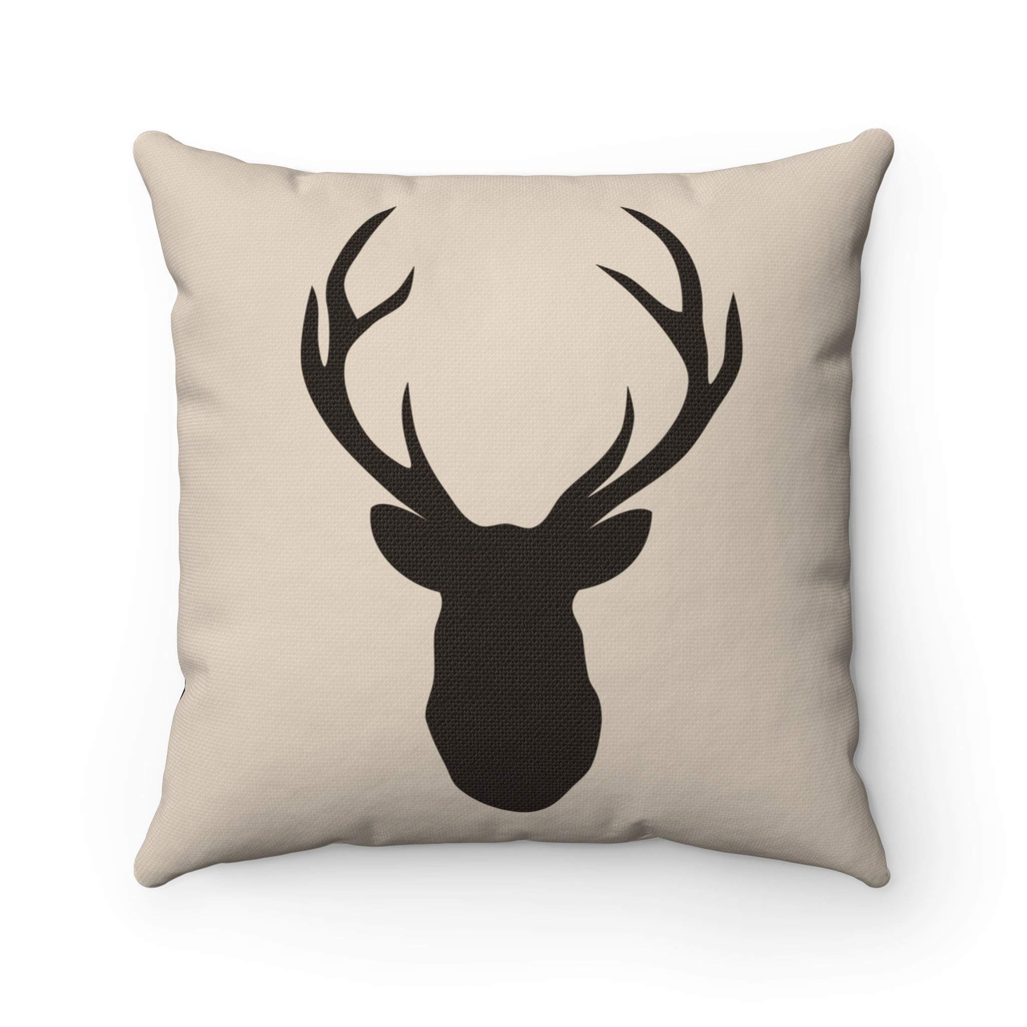 Set di 4 federe per cuscini decorativi in stile fattoria 45 x 45cm con foglie di eucalipto e decorazioni su camion per la primavera, federe a righe dolce casa, copertura di cuscino