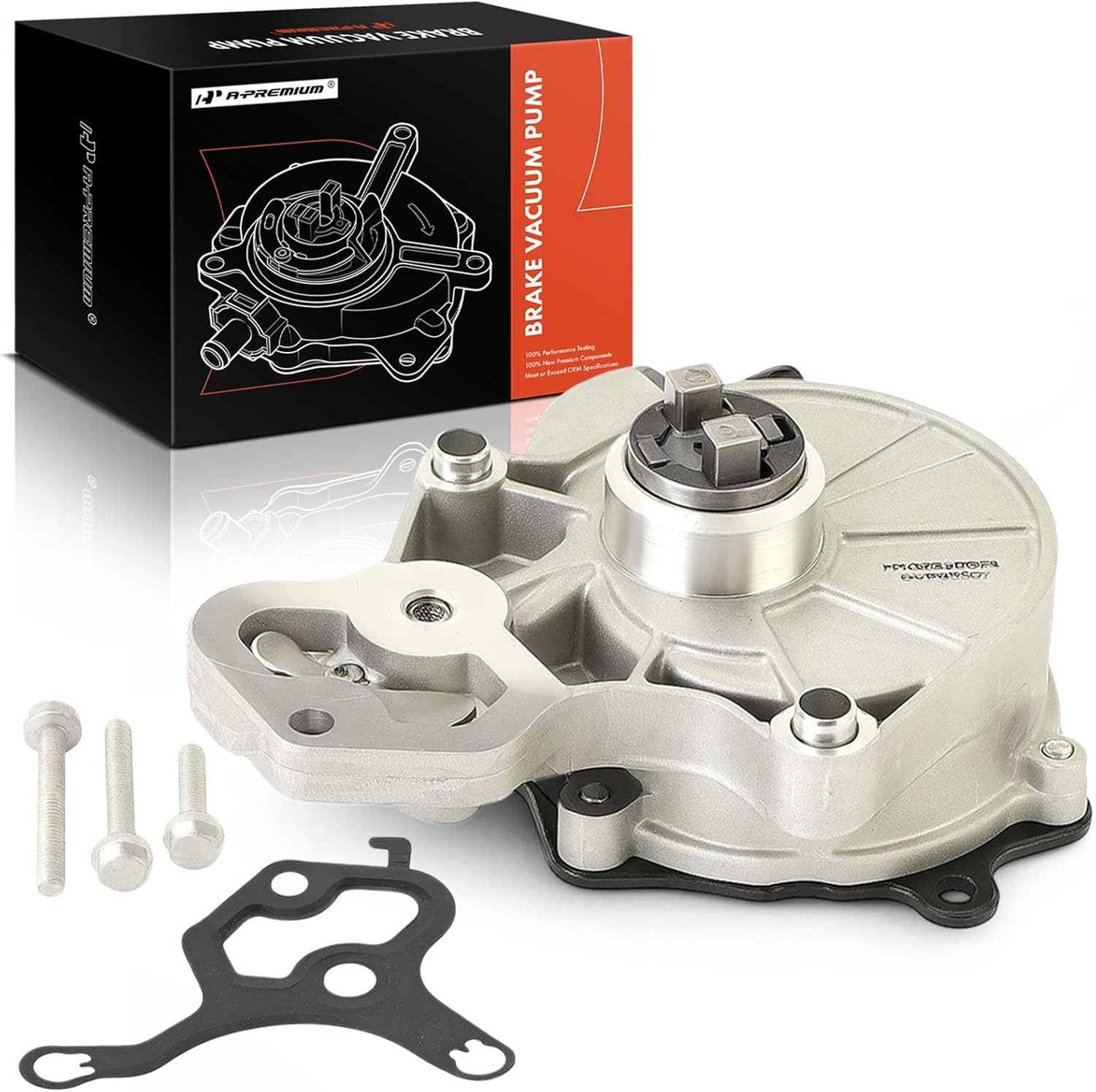 A-Premium Engine Vacuum Pump Compatible with Buick LaCrosse 2018-2019, Regal, Envision & Cadillac ATS 2013-2018, CT6 & Chevrolet Blazer, Camaro, Impala, Malibu, Colorado, Traverse & GMC Canyon, Acadia