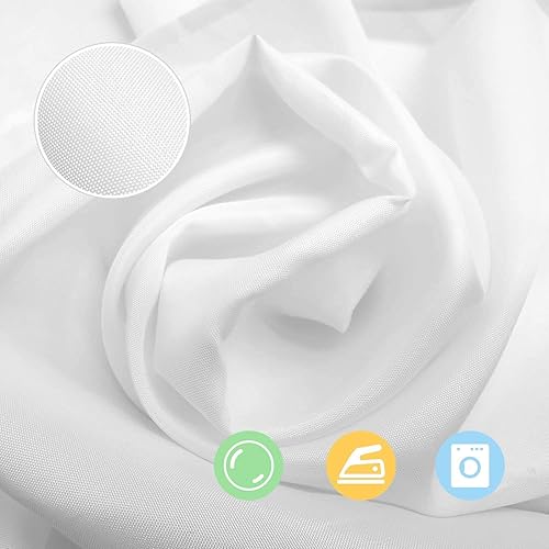 Miniatura 8 de Tititex Juego de cortinas de ducha de eucalipto verde oliva, plantas de hojas de acuarela con decoración floral de baño, 71 x 71 pulgadas con ganchos