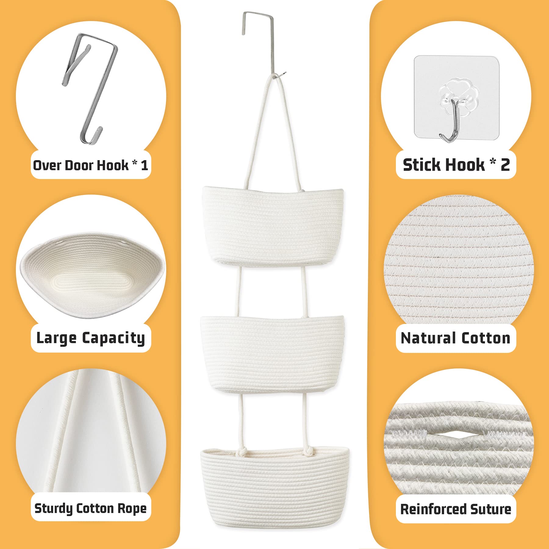 Ganci Autoadesivi Per Cappelli JSKWIKE | 12 Pezzi, Doppia Funzione, Per Cappelli, Sciarpe, Occhiali Da Sole